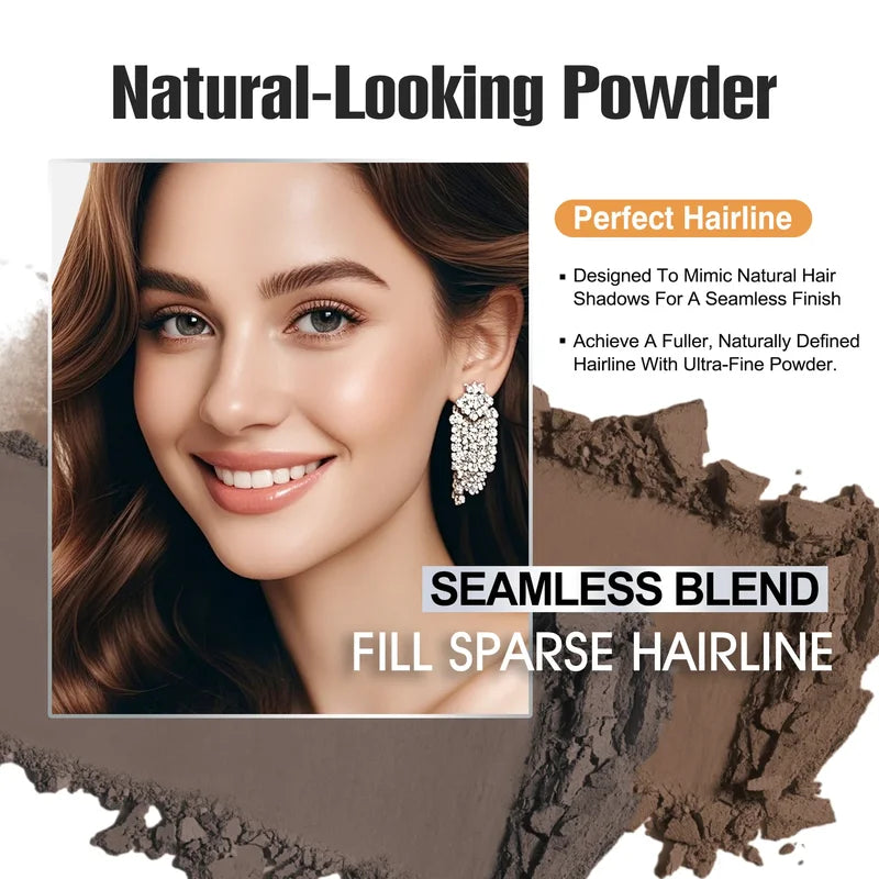 Hair Root Touch Up Powder Concealer Waterproof Sweatproof Lasting Hairline Cover
