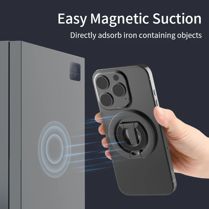 MagSafe Double-Sided Magnetic Phone Ring Holder & Stand for Smartphones