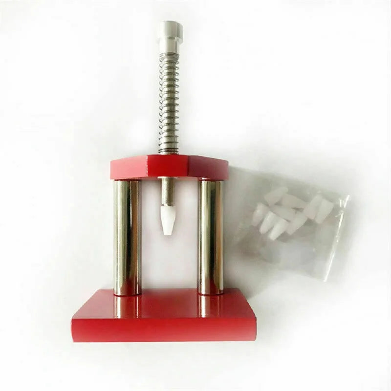 Watchmaker Watch Hand Fitting Tool with 6 Plastic Dies - Needle Extractor