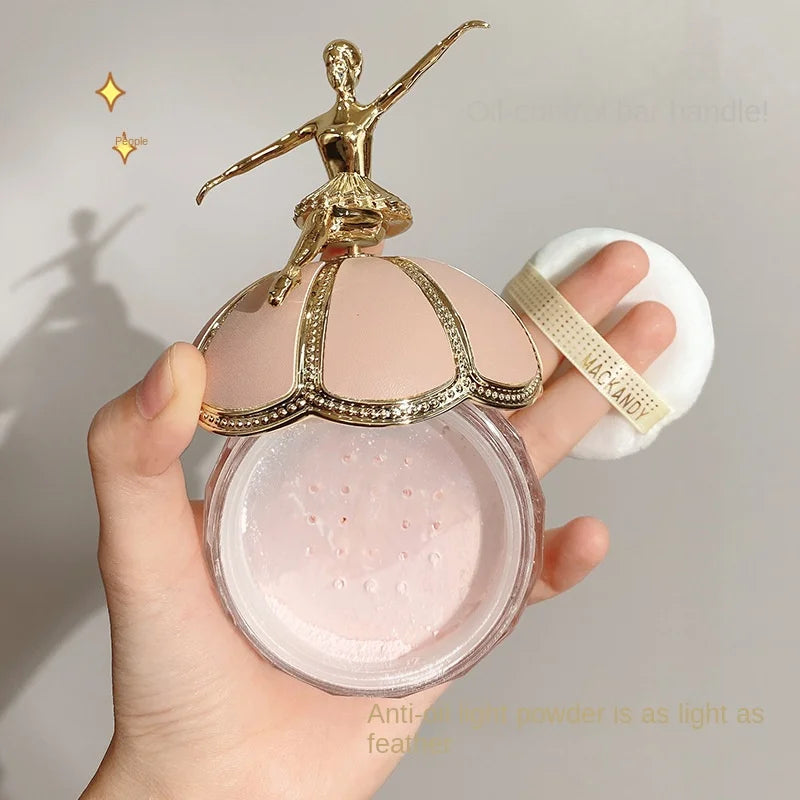 Loose Setting Powder Foundation - Mineral Waterproof Oil-Control Makeup - Vegan & Cruelty-Free