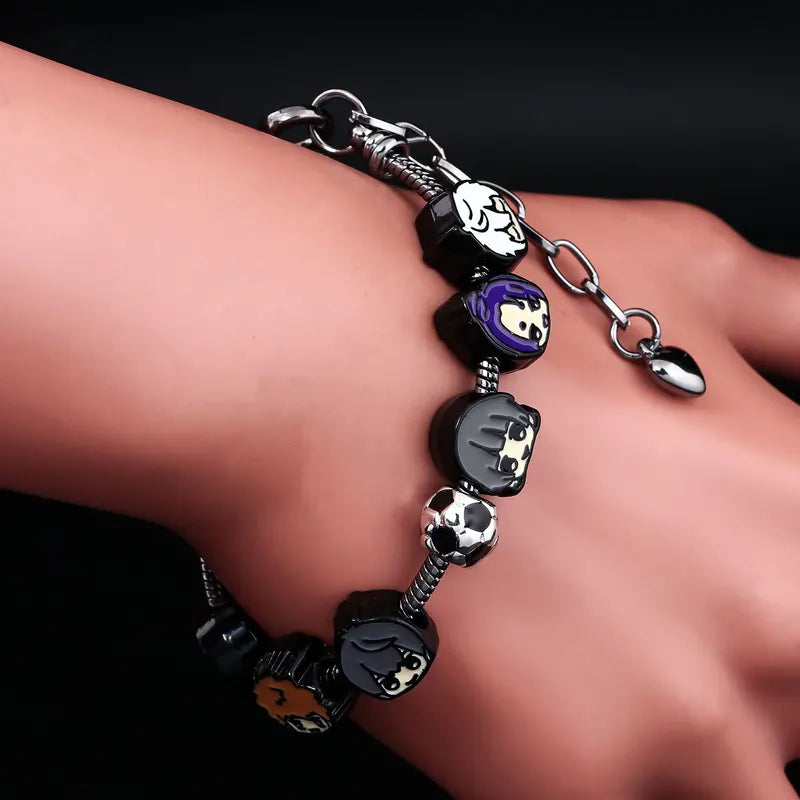 Anime Blue Lock Cosplay Bracelet Football Charm Jewelry for Isagi Rensuke Kunigami
