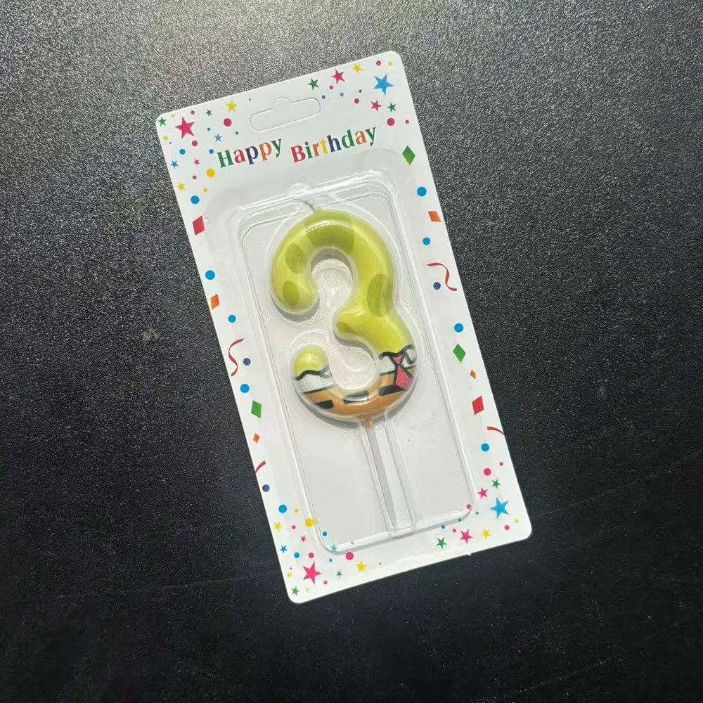 SpongeBob Birthday Candle Set for Cake Decoration - Cartoon Party Supplies