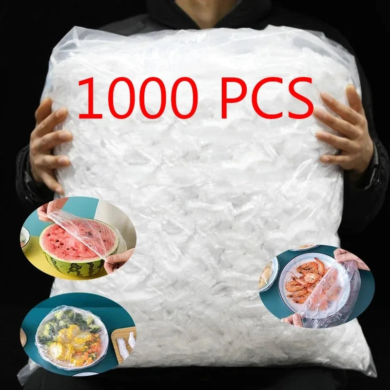 Disposable Food Cover Wraps for Kitchen Storage - Food Grade Plastic Bag