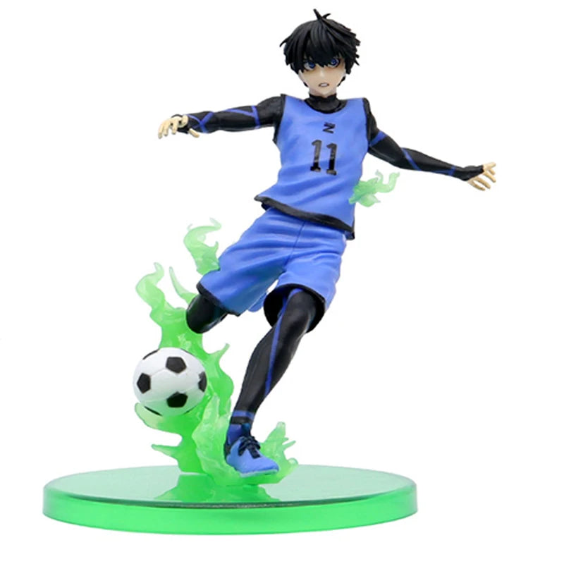 Anime Action Figures Set - BLUE LOCK Nagi, Shirou, Bachira, Meguru, Yoichi, Jie Shiyi - Collectible Toy Models for Kids