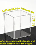 Clear Acrylic Display Box for Collectibles Dolls Models – Dustproof Storage