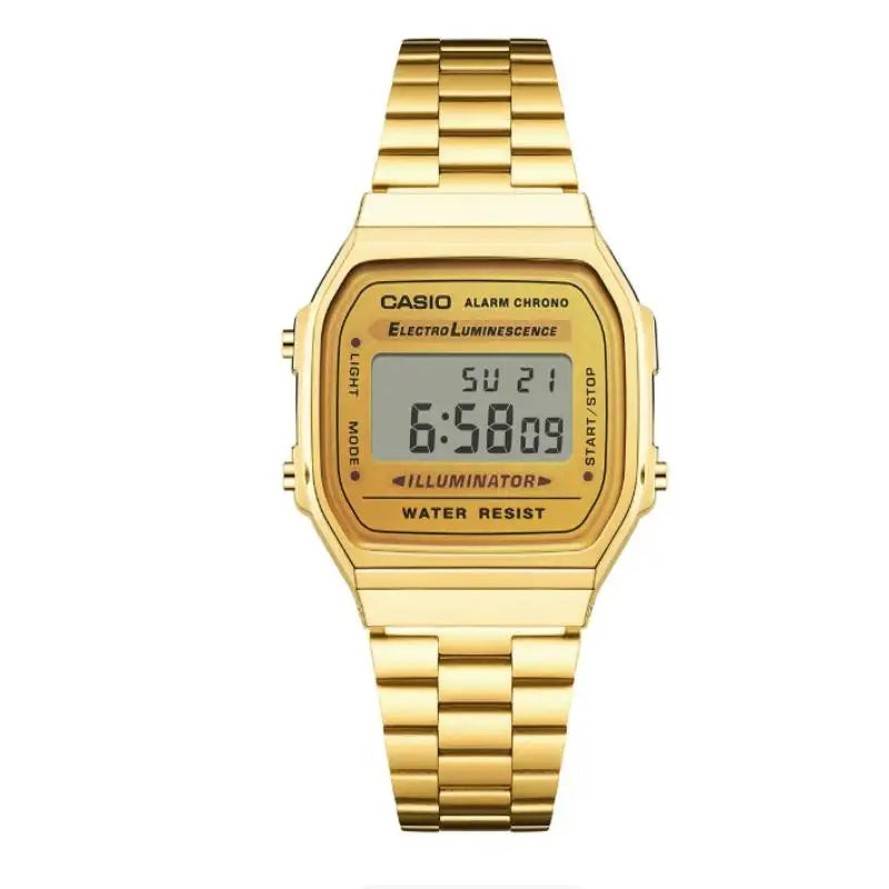 Casio Vintage Square Digital Watch Men’s Classic Metal Sports Wristwatch