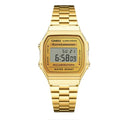 Casio Vintage Square Digital Watch Men’s Classic Metal Sports Wristwatch