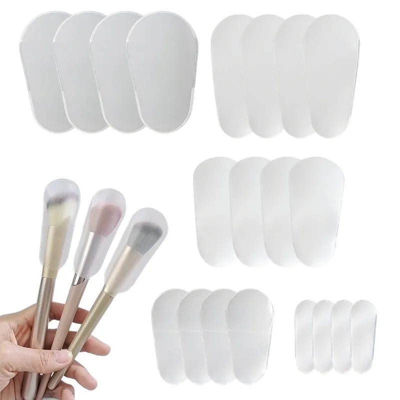 18PCS Makeup Brush Guards Set - 9 Sizes Odorless Dust-Proof Travel Storage