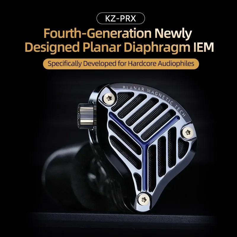 High-Fidelity Planar Diaphragm Earphones with Replaceable Cable - In-Ear Monitor Headset
