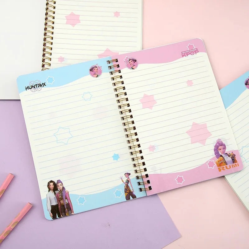 Colorful Spiral Notebook for Students and Creative Projects - Gift Diary & Classroom Use