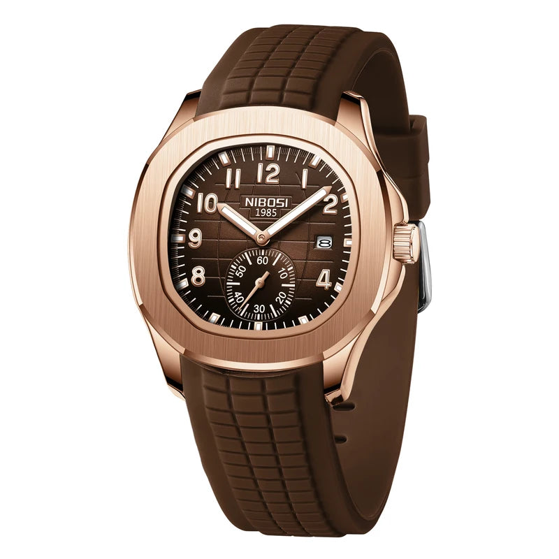 Men's Sports Watch Waterproof Luminous Auto Date Quartz Watch