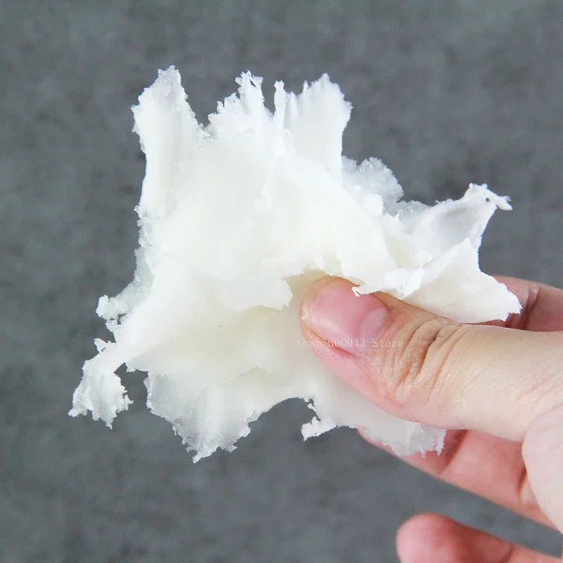 Microcrystalline Soft Wax Block for Candle Making Aromatherapy Decoration - 500g