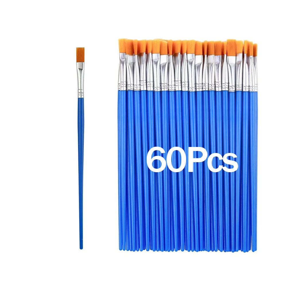 Paint Brush Set 20-200 Pcs Art & Crafting Brushes for Oil Acrylic Watercolor