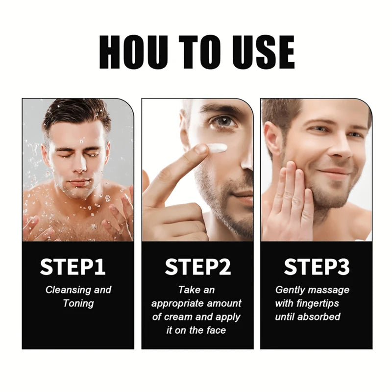 Men's Anti-Aging Face Cream with SPF 20 - Firming & Hydrating Moisturizer