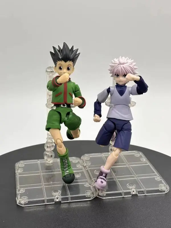 Anime Action Figure Collection Killua Zoldyck & Gon Toys - Hunter X Hunter Figurines