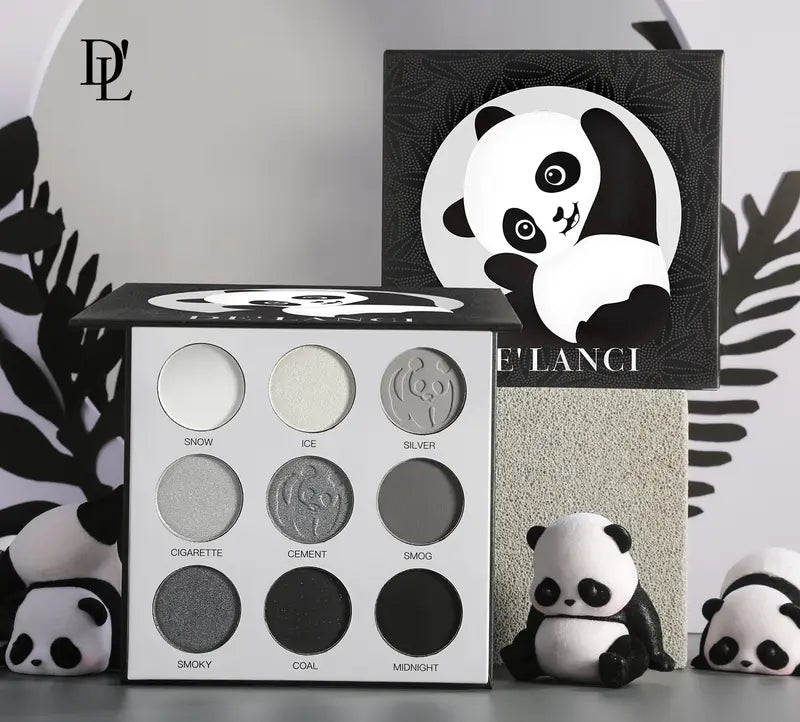 9-Color Eyeshadow Palette with Matte & Shimmer Finishes - Long-Lasting, Vegan & Cruelty-Free Makeup