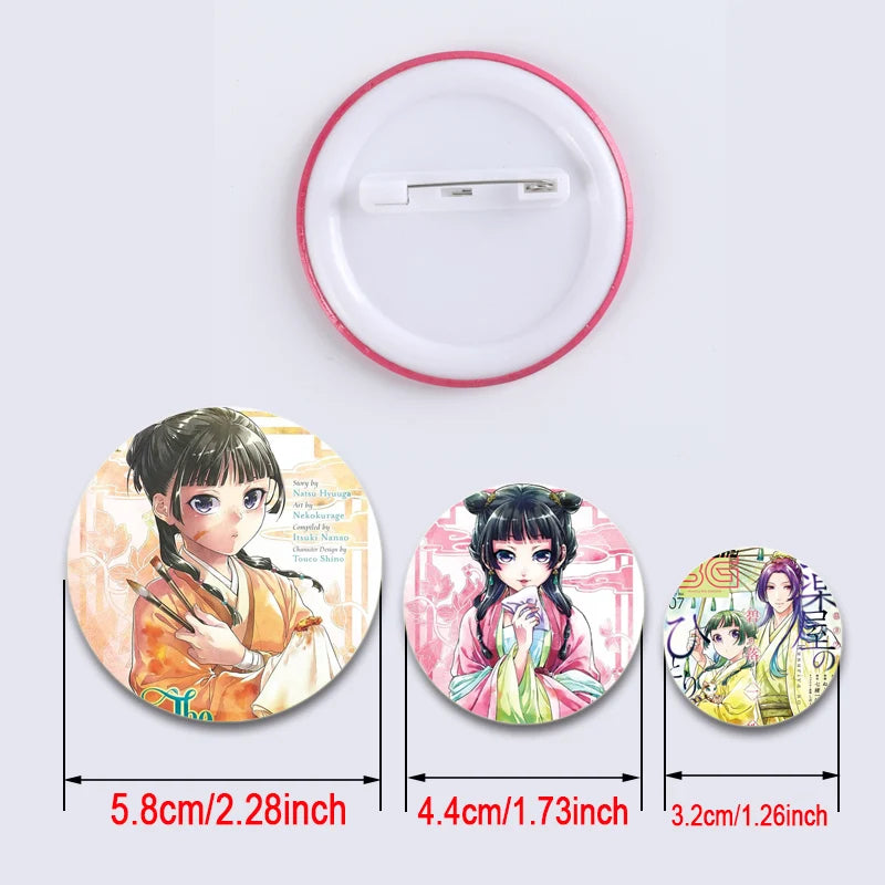 Anime Brooch Pins for Backpack & Clothing Decoration - Cartoon Lapel Badge Set