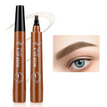 Waterproof Eyebrow Pen with Split Tip - Multiple Colors, Natural Look