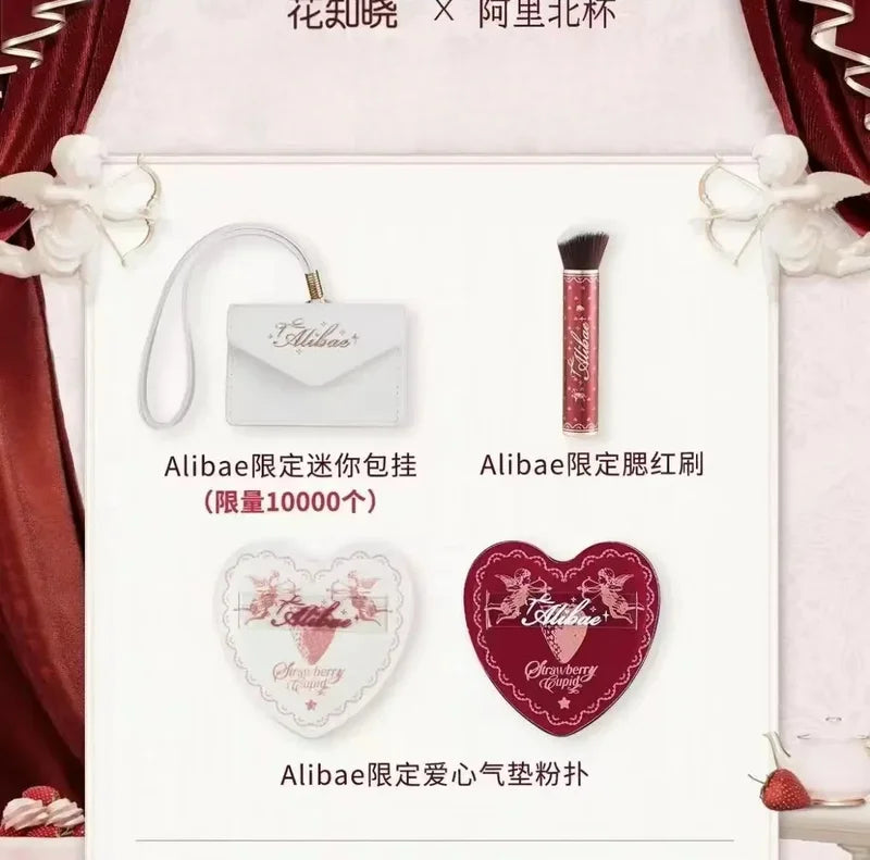 Flower KnowX Air Cushion Powder Puff Set for Blush & Makeup Application