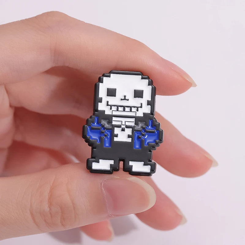 Sans Undertale Enamel Pin - Funny Game Character Brooch Lapel Backpack Badge
