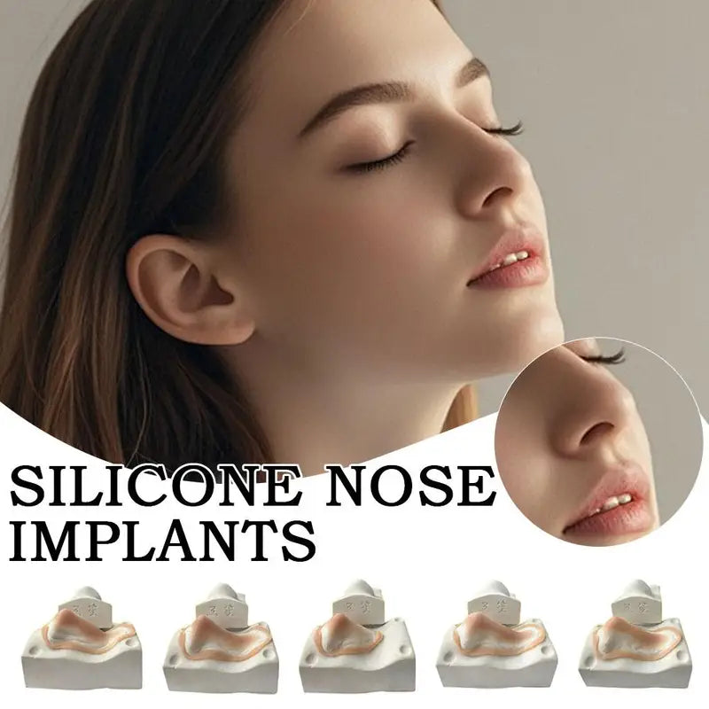 Realistic Silicone Prosthetic Nose & Chin for Special Effects Makeup - Reusable Hypoallergenic Face Costume