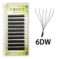 False Eyelash Extensions 5DW W Shape Mink Volume Lashes - Multiple Colors & Lengths