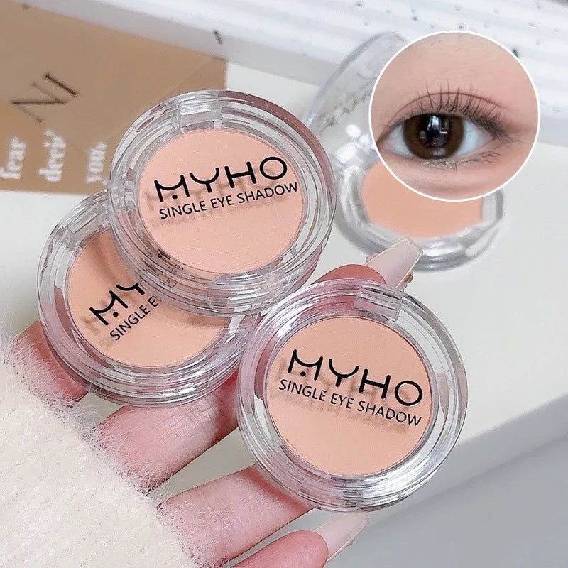 Matte Eyeshadow Palette Monochrome Highlight & Primer for Nude Skin Makeup