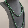 Long Pearl Necklace for Women Handmade Beaded Chain Jewelry Accessories