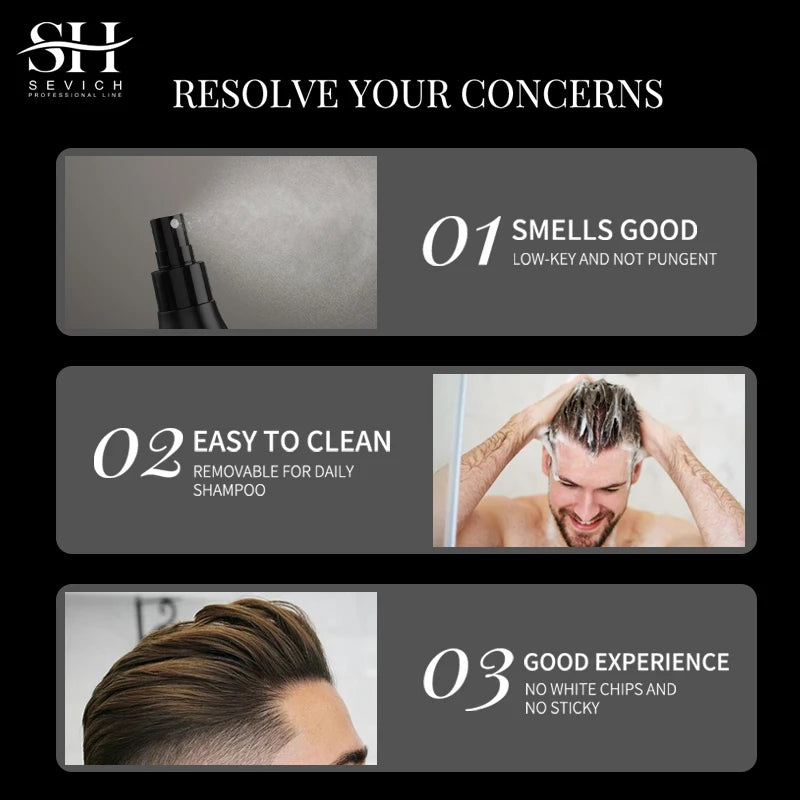 Strong Hold Hair Styling Spray for Men & Women - Texturizing & Volumizing, Long-Lasting