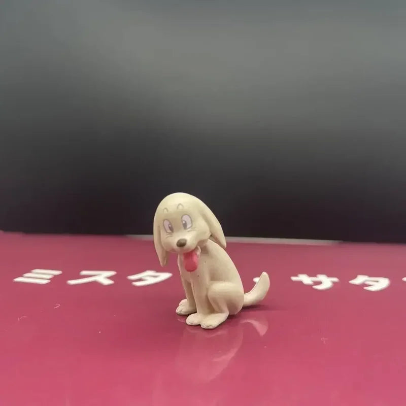 Mini Dragon Ball Hercule Dog Figurine 3cm Kawaii PVC Collectible Toy