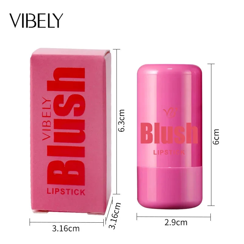 Multi-Use Jelly Tint Blush Stick for Lips Cheeks & Eyes - Water Moisturizing Cream Contour Makeup