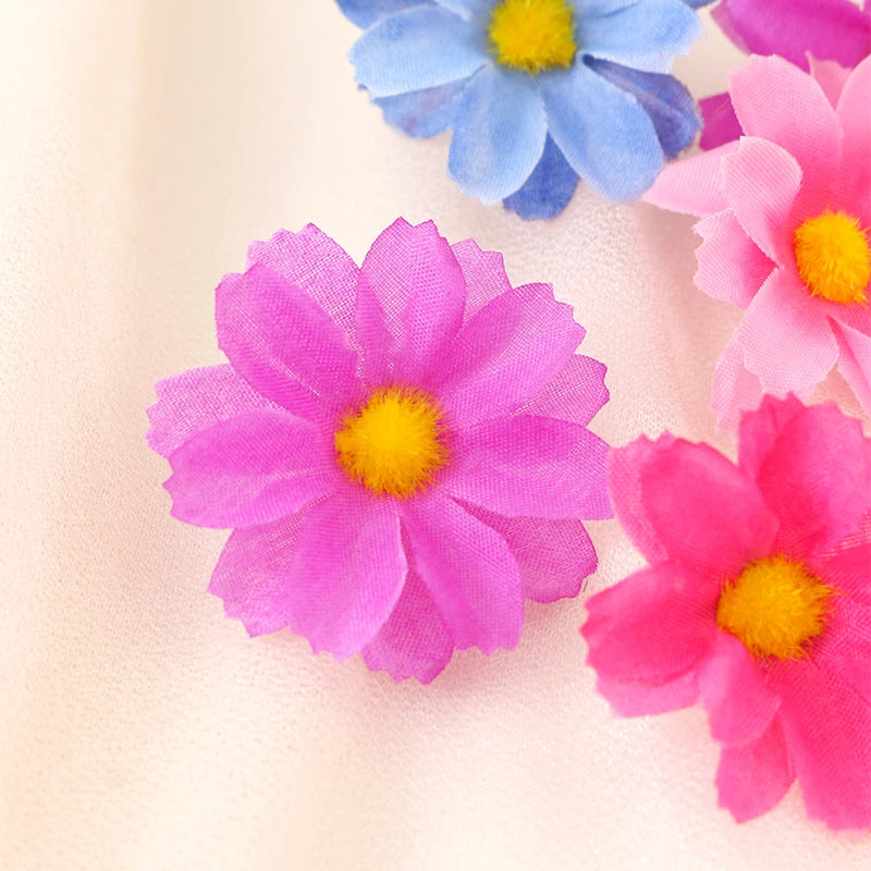 Artificial Flower Bouquets Set - Silk Daisy Flowers for Home Decor & Weddings