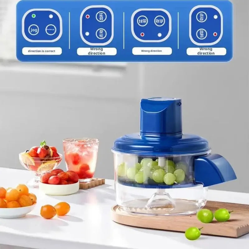 Electric Grape & Fruit Peeler Machine - Hands-Free Stainless Steel Skin Remover