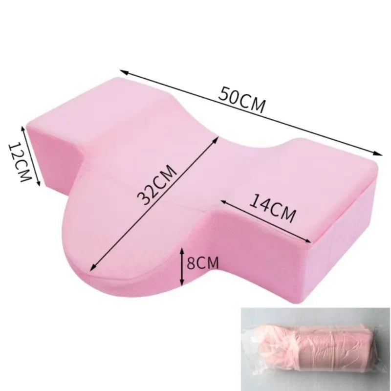 Memory Foam Eyelash Pillow Butterfly Shape Eyelid Support Cushion for False Lash Grafting