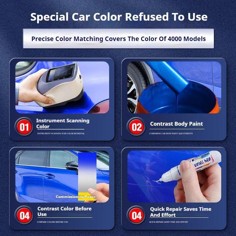 Car Paint Pen for Volvo XC90 Scratch Fixer Twilight Copper & White Pack