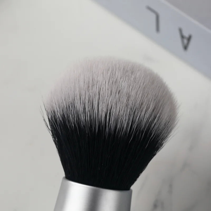 Heavy Metal Handle Synthetic Hair Tuxedo Knot Shaving Brush for Men