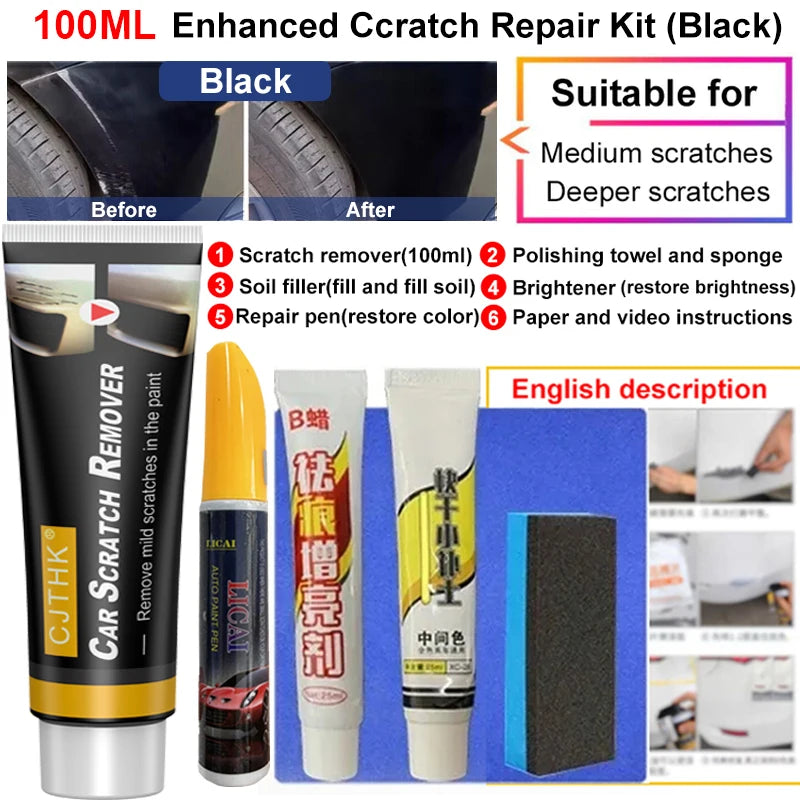 Car Scratch Remover Paint Care Kit for Mild Scratches & Swirls