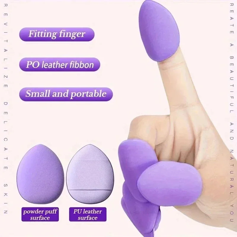 12-Piece All-Purpose Makeup Sponge Set - Velvet Cosmetic Blenders for Liquid & Powder
