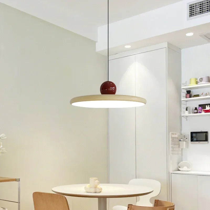 Nordic Style Flying Saucer Pendant Light for Living Room & Bedroom - 20/30cm