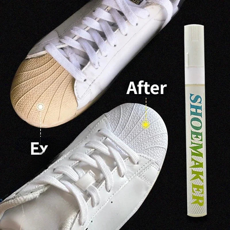 Oxidation Resistant Shoe Pen for White & Black Shoes Cleaning & Color Restoration