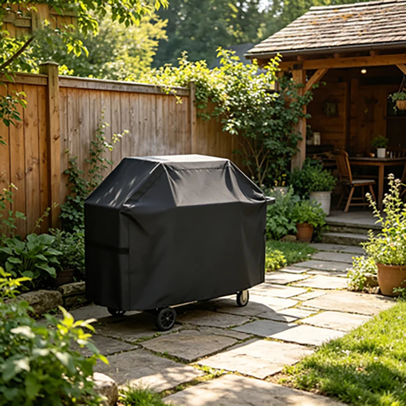 Waterproof BBQ Cover 22-72 Inch Anti-UV Fade-Resistant Grill Protector