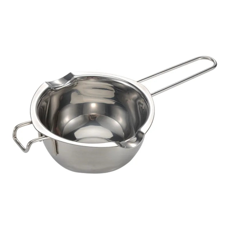Stainless Steel Candle & Soap Melting Pot with Long Handle - Handmade Craft Supplies