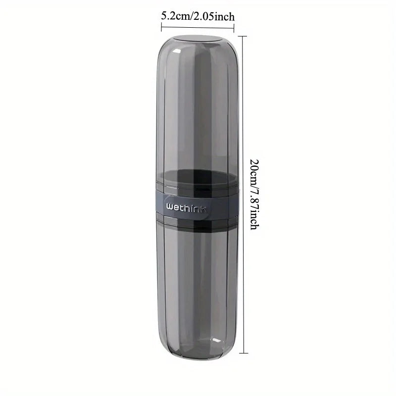Travel Toothbrush Case Set - Transparent Portable Outdoor & Business Trip Accessories