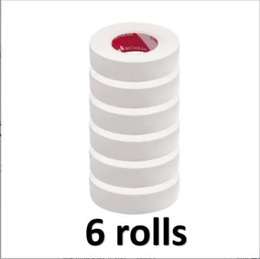 Insulating Tape for Eyelash Extension, Lint-Free Under Eye Pads, Breathable Non-Woven Paper, Multiple Rolls
