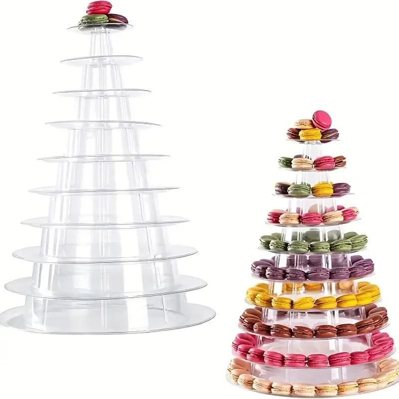 Tiered Cake Display Stand for Desserts & Pastries - Wedding Baby Shower Party