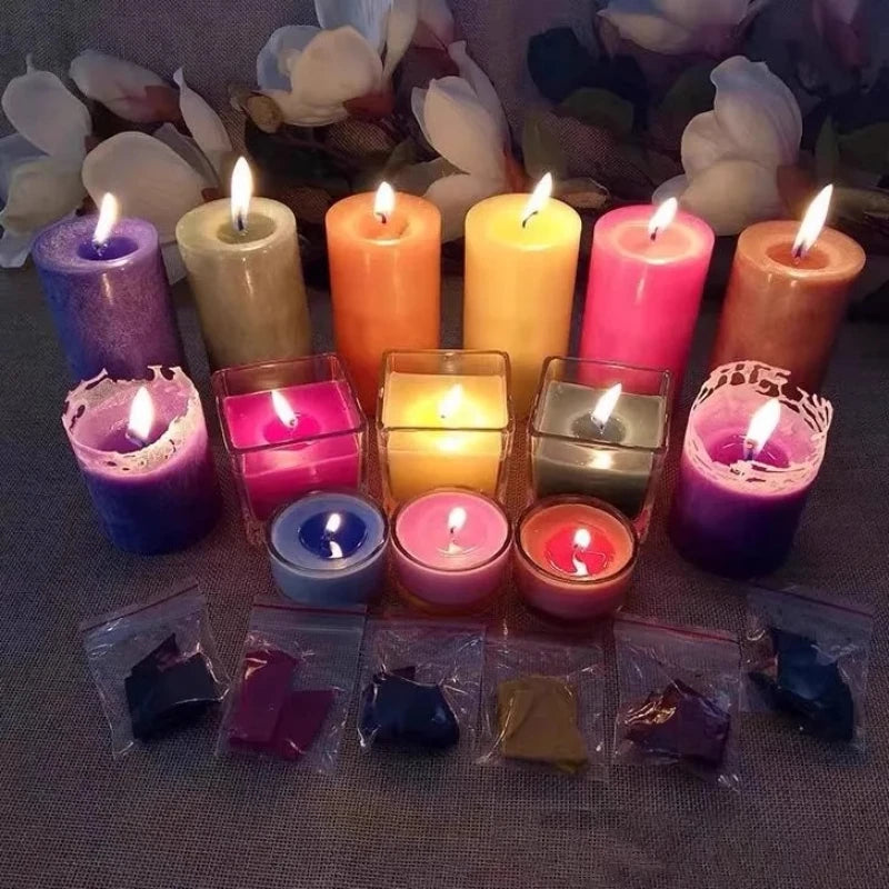 DIY Candle Wax Pigment Colorant - Non-Toxic Soy & Paraffin Candle Dyes