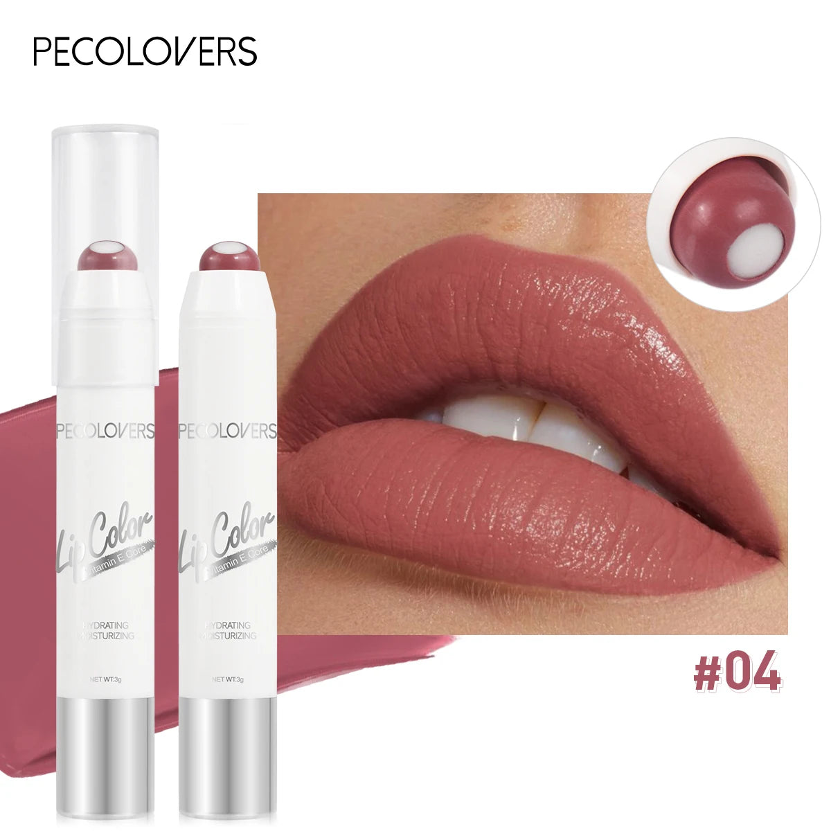 Waterproof Lipstick Pen Set - Non-Stick Cup Lip Makeup & Lip Liner Tool