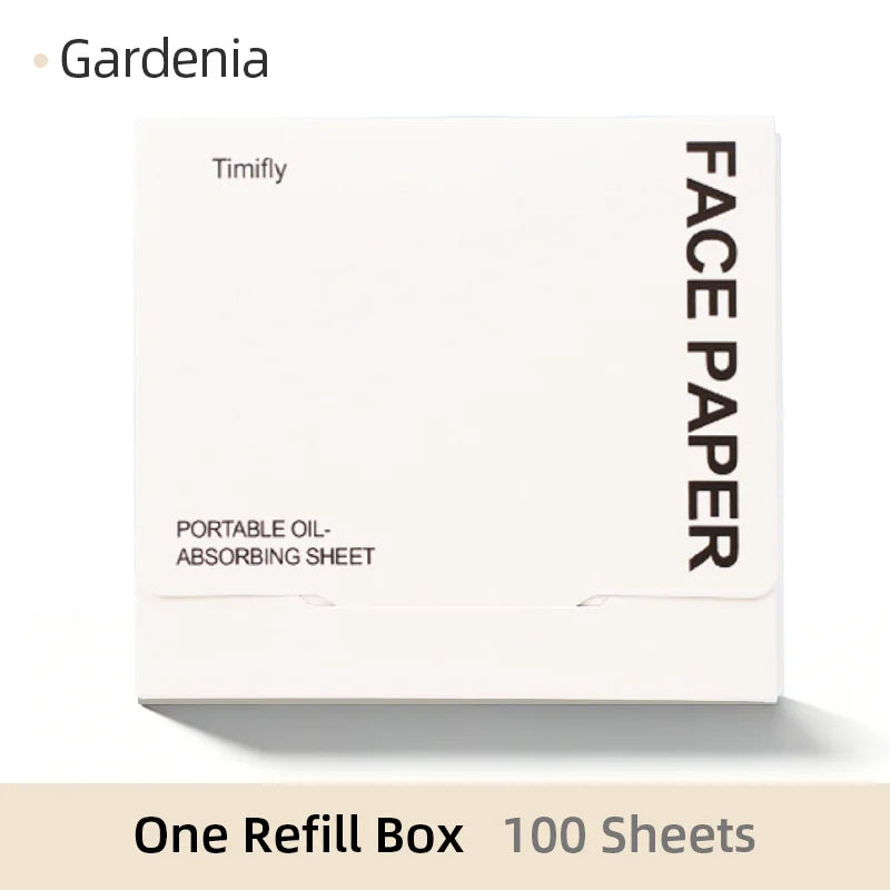 100 Sheets Oil Blotting Paper for Face Oil Control Refillable Facial Tissues