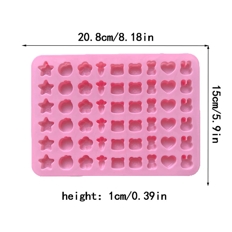 Easter Silicone Mold Mini Carrot and Rabbit for Gummy Cookies Cake Decoration