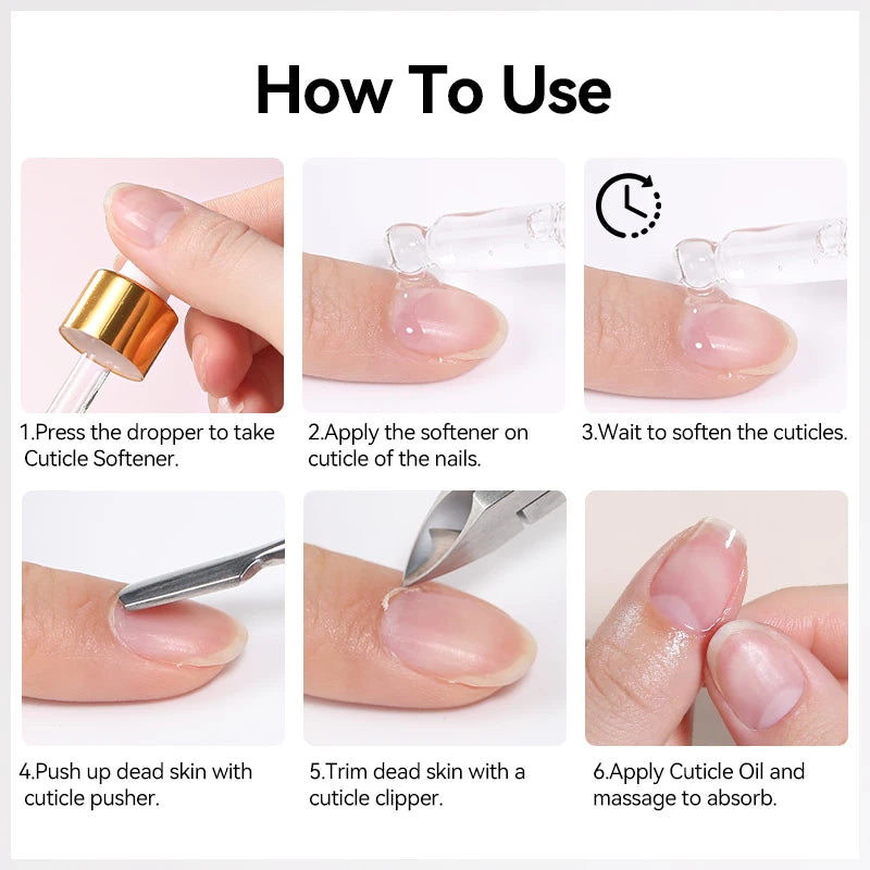 15ml Nail Cuticle Softener Oil for Dead Skin Removal & Nail Care